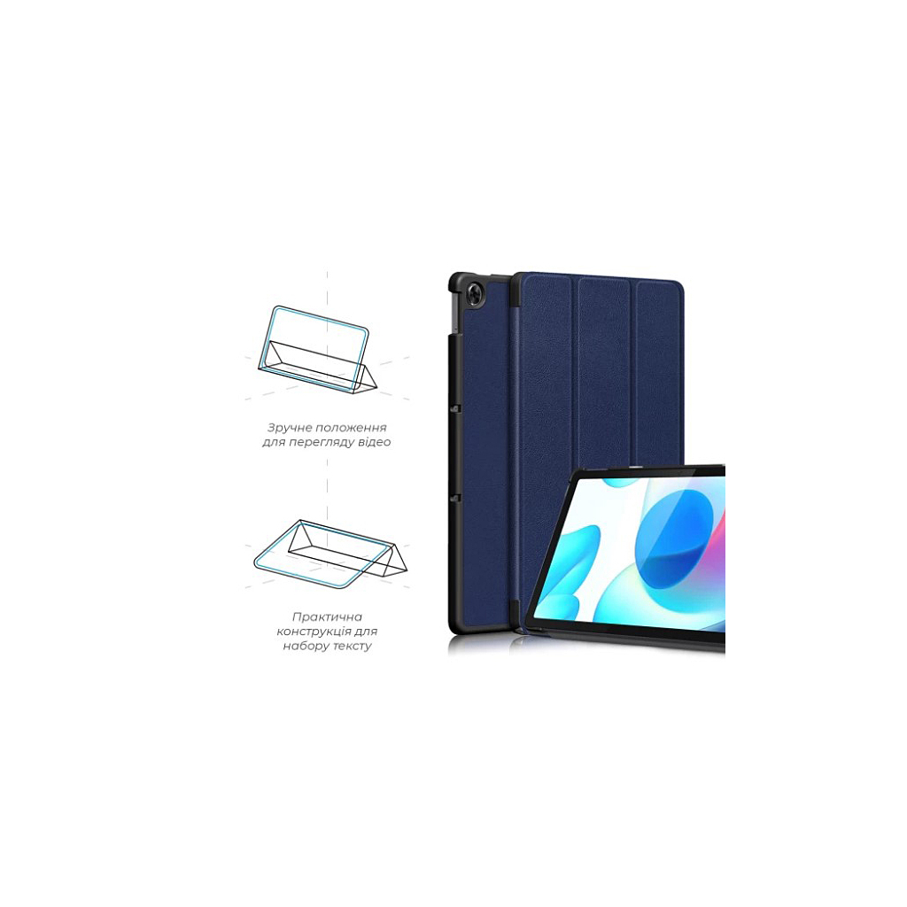 Чохол до планшета BeCover Smart Case Realme Pad Mini 8.7" Deep Blue (708258) - зображення 7