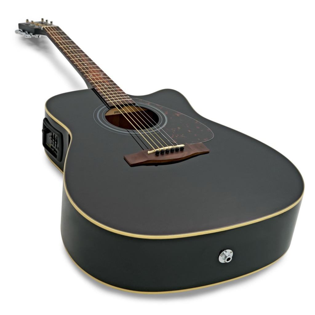 Гітара електроакустична Yamaha FX370C Black - зображення 6
