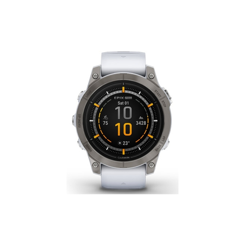 Смарт-годинник Garmin EPIX PRO (g2), 47, Saph, Ti Whitestone, GPS (010-02803-21) - зображення 2