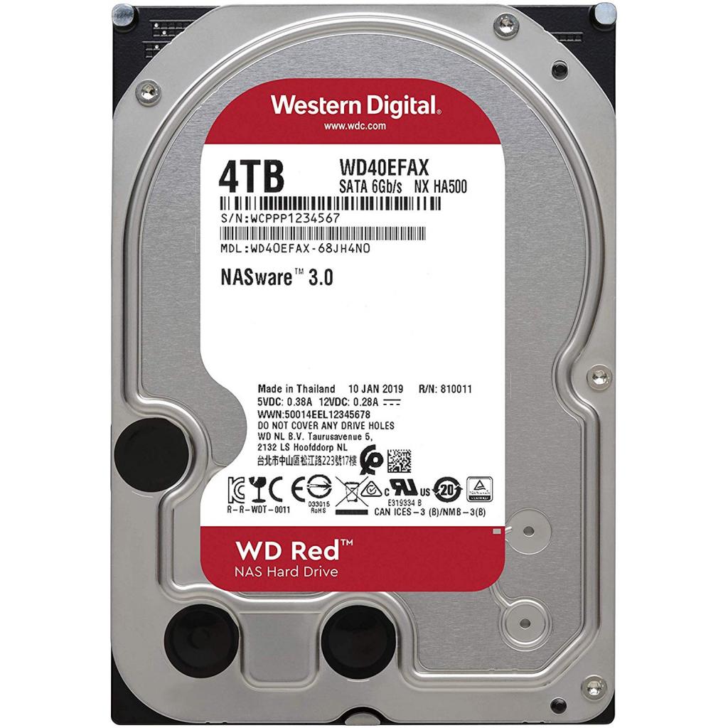 Жорсткий диск 3.5" 4TB WD (WD40EFAX) - зображення 1