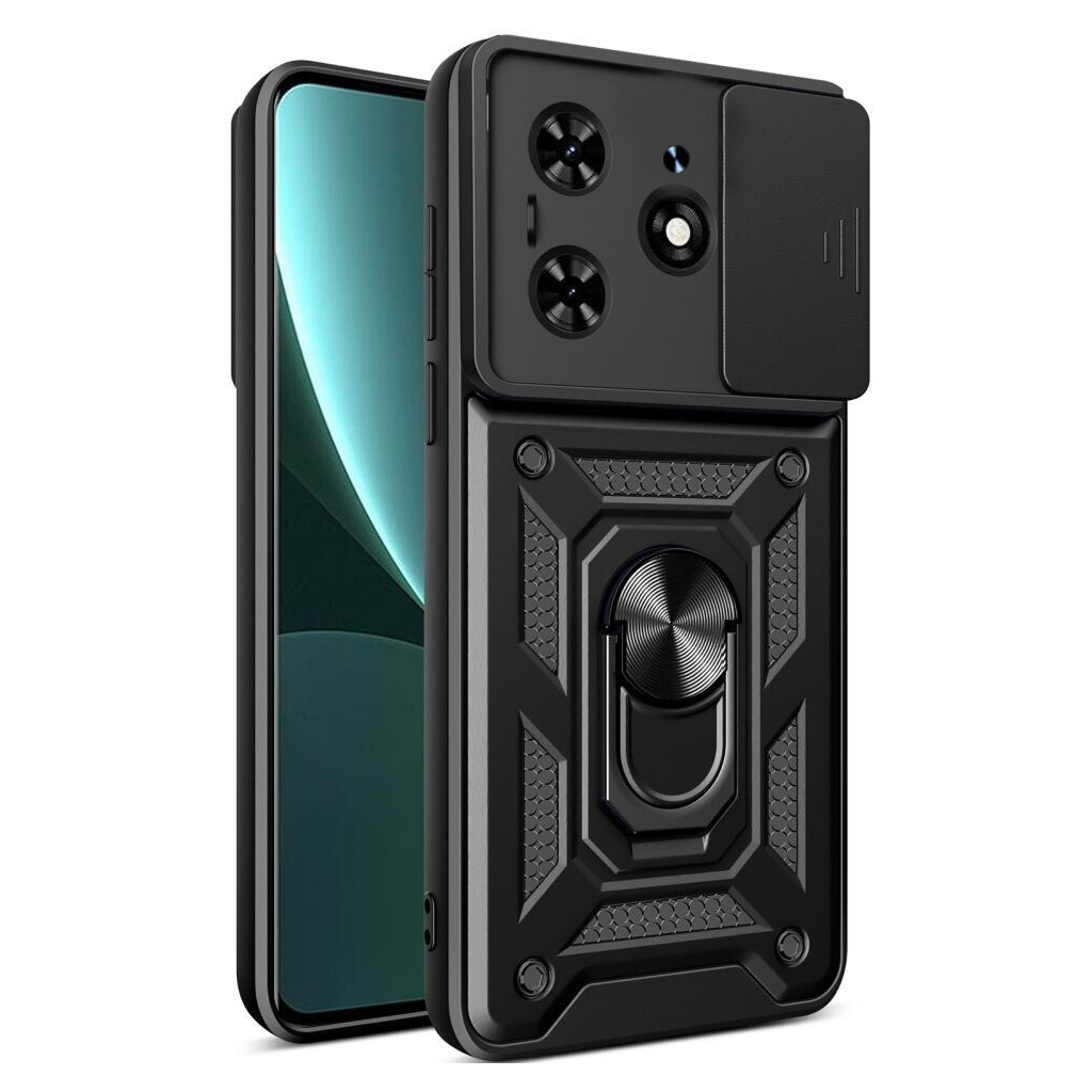 Чохол до мобільного телефона BeCover Military Tecno Spark 20 (KJ5n) Black (712168) - зображення 5