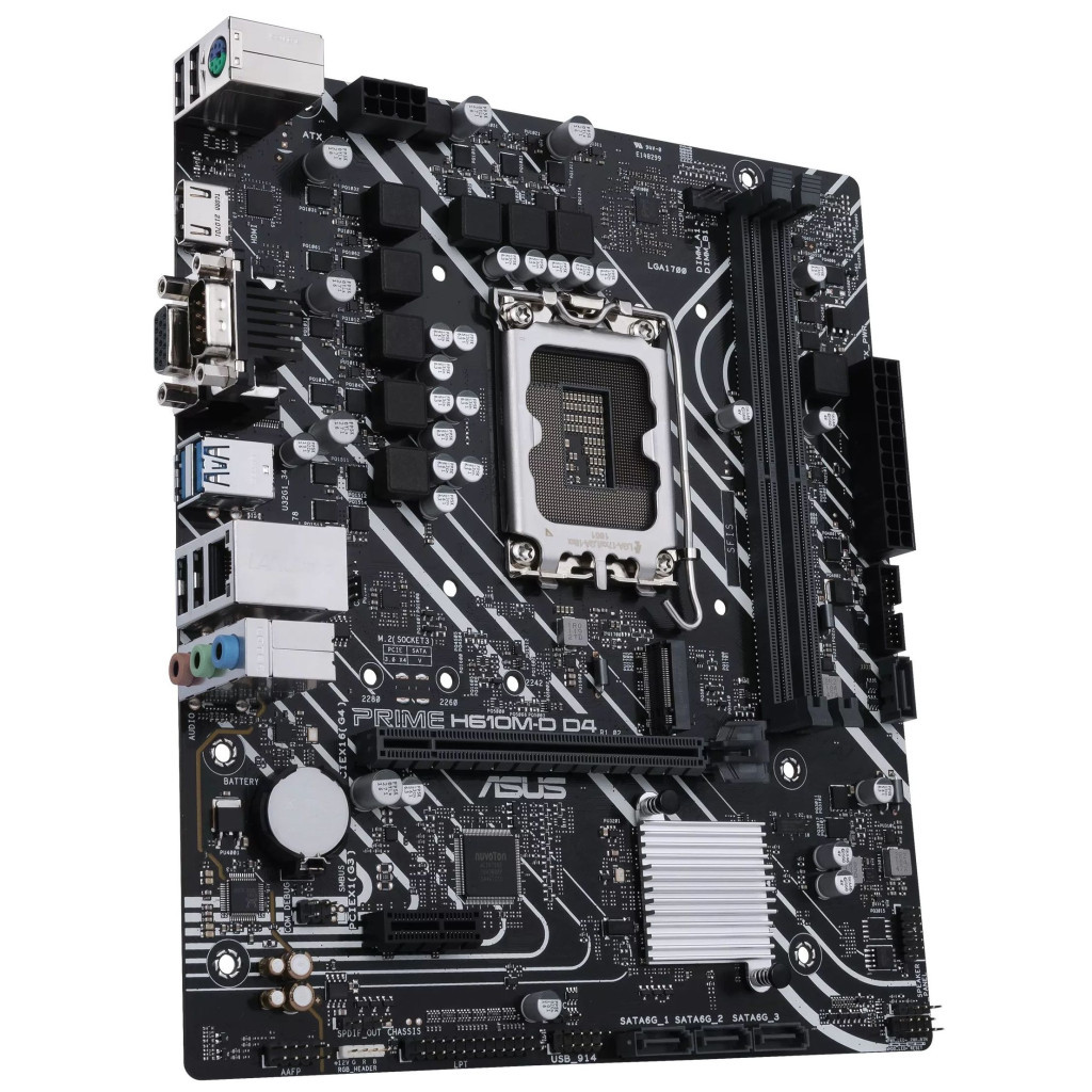 Материнська плата ASUS PRIME H610M-D D4 - изображение 4