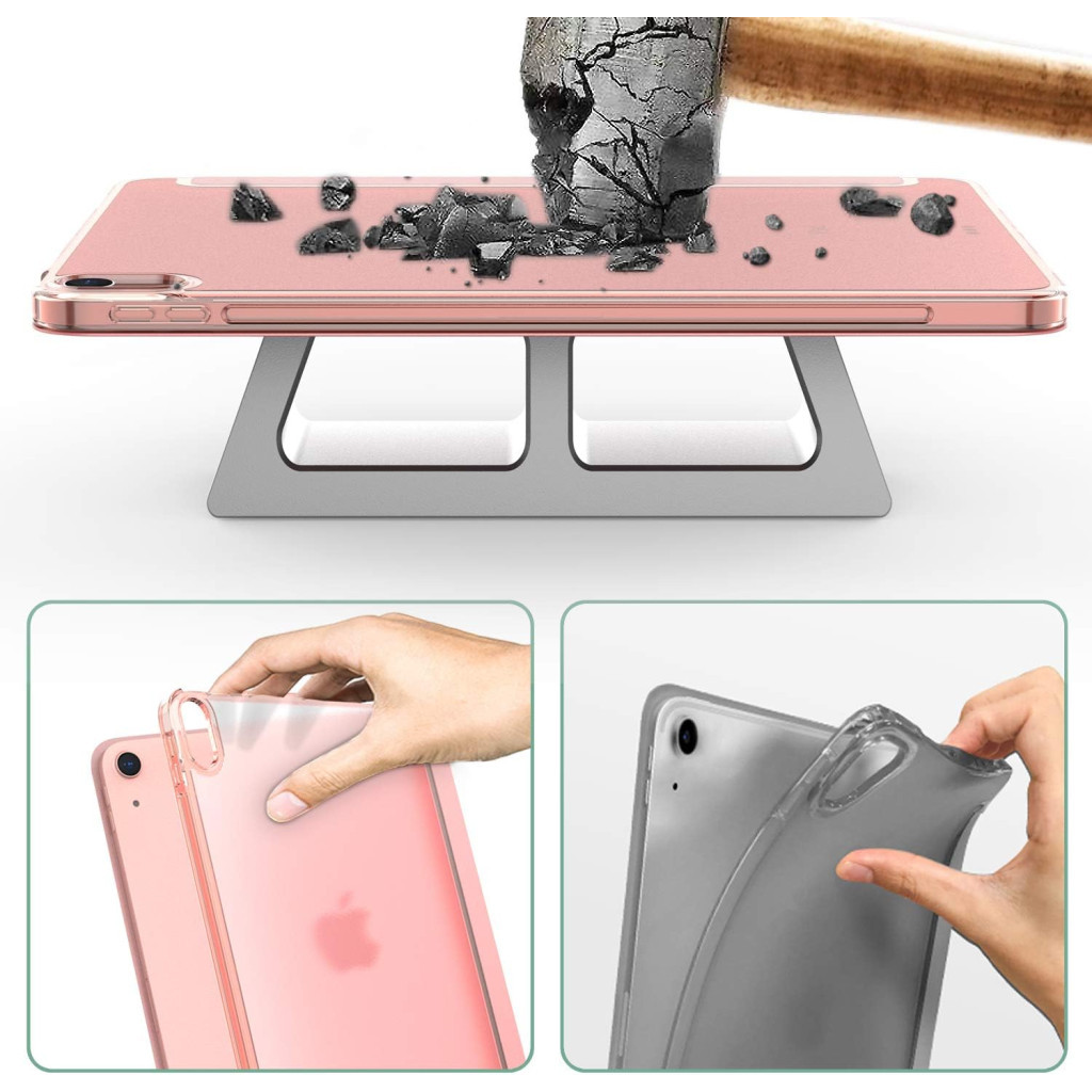 Чохол до планшета BeCover Tri Fold Hard Apple iPad Air 11" M2/M3 (2024/2025) Pink (711416) - зображення 4