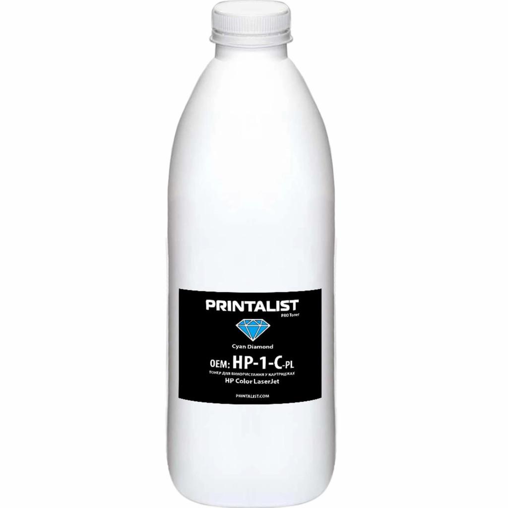 Тонер HP CLJ Universal 1000г Cyan Printalist (HP-1-C-PL) - зображення 1