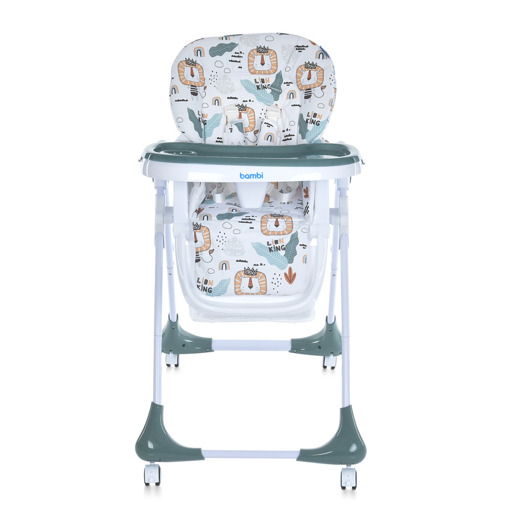 Стілець для годування Bambi M 3233 lion king teal - зображення 2