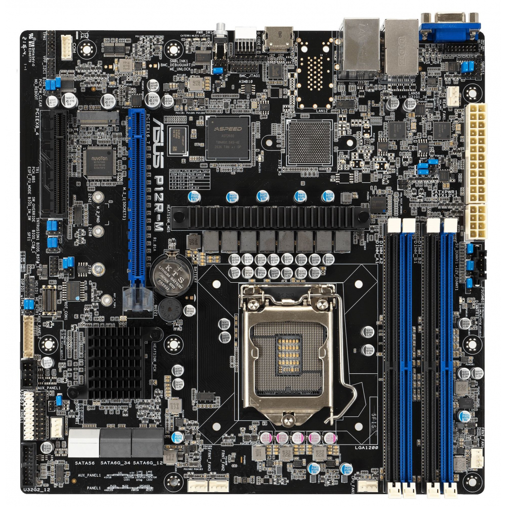 Серверна материнська плата ASUS P12R-M - зображення 2
