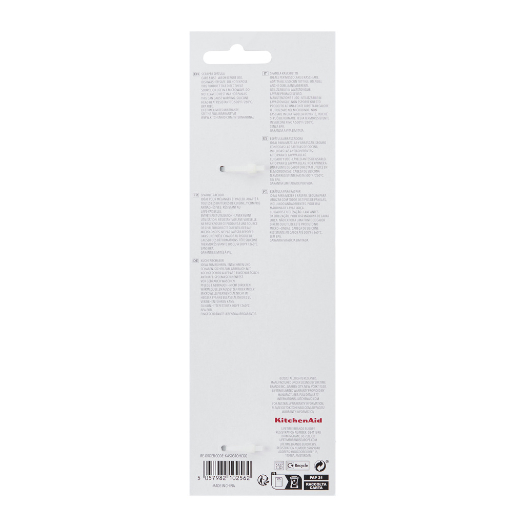 Лопатка кухонна KitchenAid Coreline для тіста, 30 см, сірий (KAS031OHCGG) - зображення 4