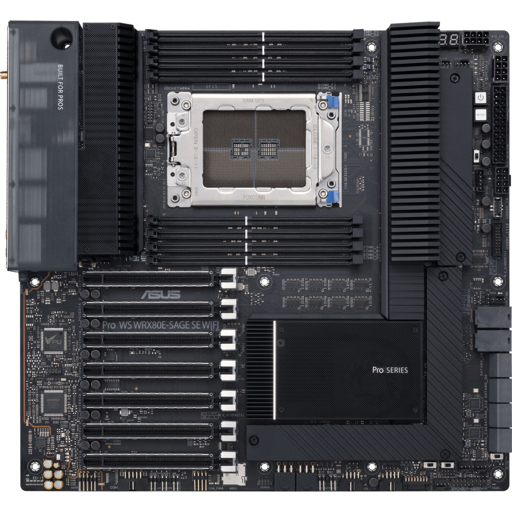 Серверна материнська плата ASUS Pro WS WRX80E-SAGE SE WIFI - зображення 2