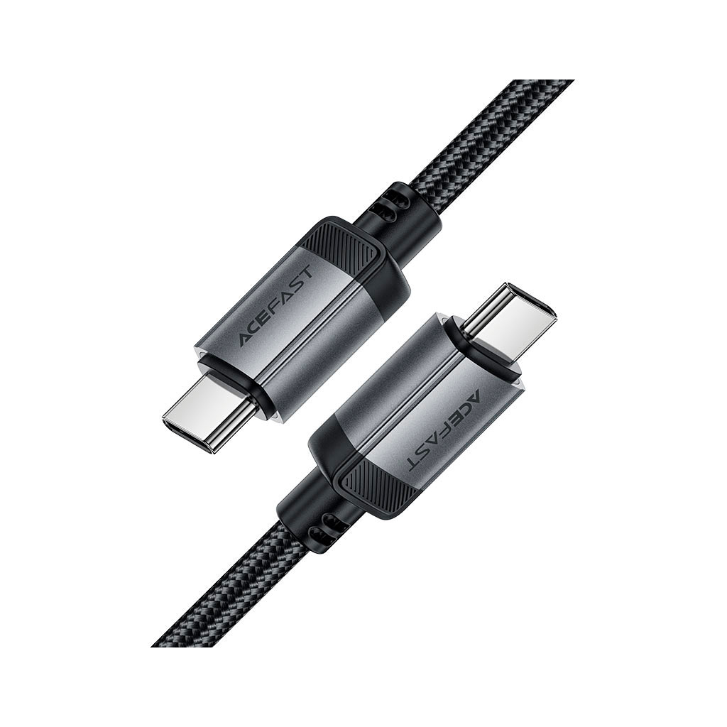 Дата кабель USB-C to USB-C 1.2m 3A aluminum alloy C20-03 Black Acefast (6974316283775) - зображення 4