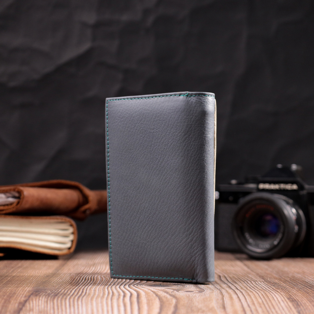 Гаманець ST Leather Шкіряний Різнокольоровий (19446) - зображення 9