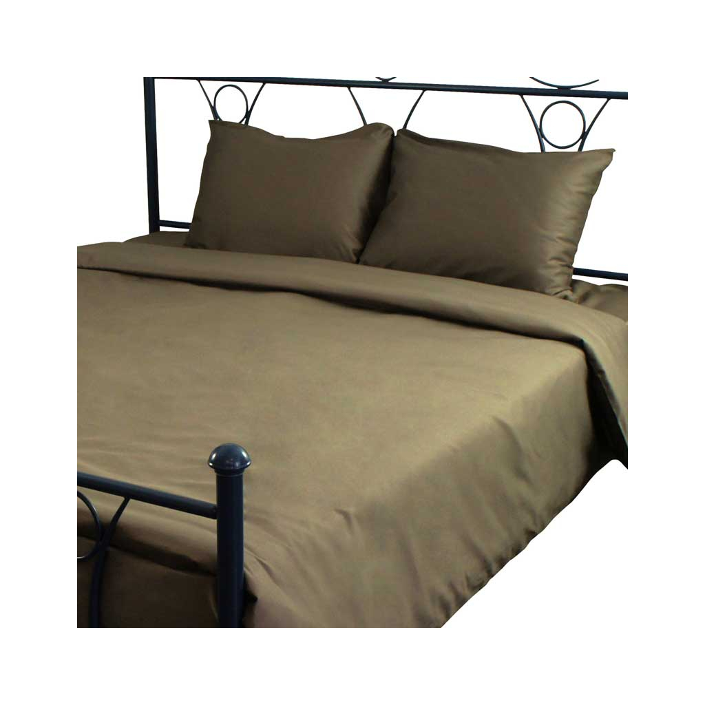 Постільна білизна Руно Brown сатин набивна євро (845.137К_Brown) - зображення 2