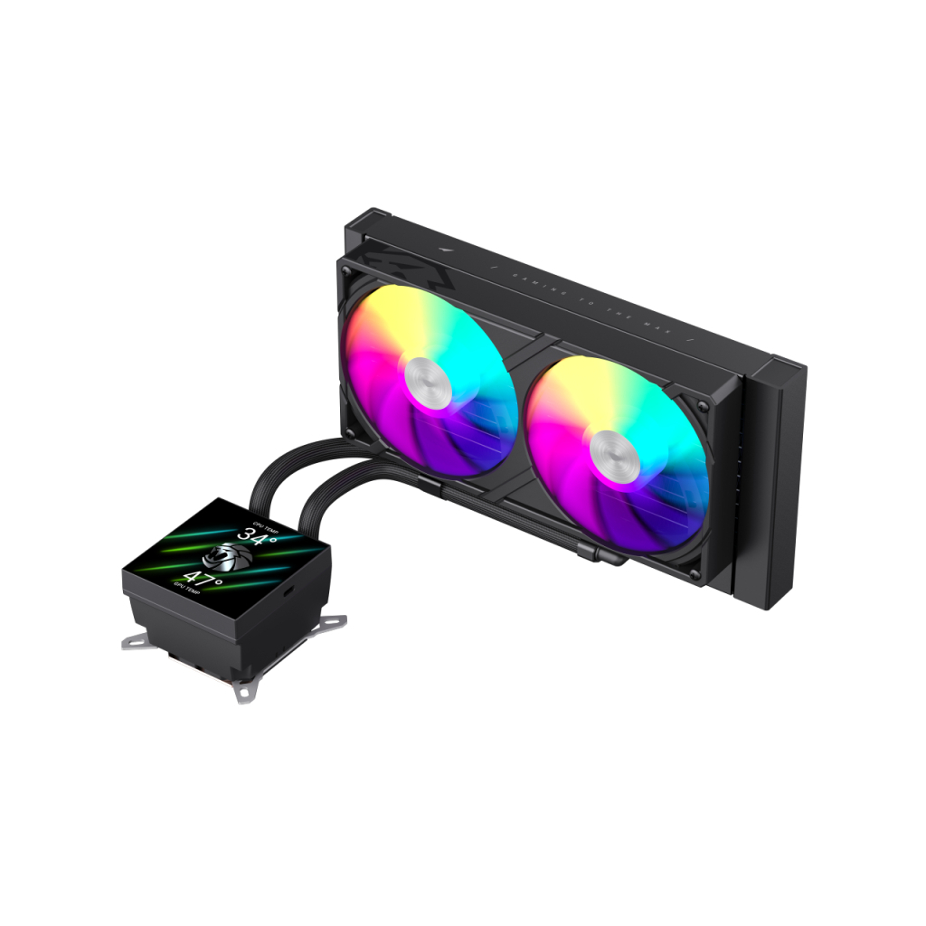 Система рідинного охолодження Gamemax GLACIER 240 LCD BK - зображення 3