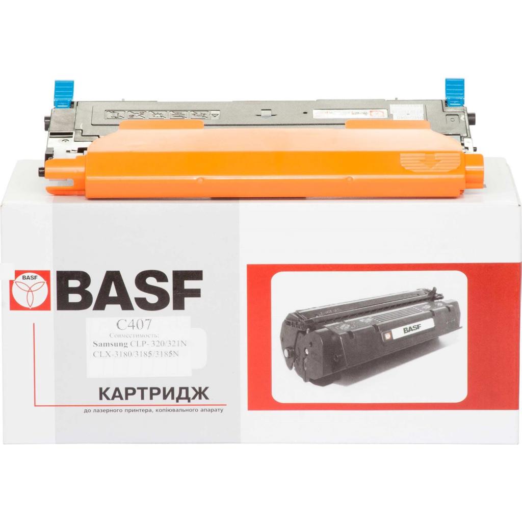 Картридж BASF для Samsung CLP-320/320N/325/CLX-3185 Cyan (KT-CLTC407S) - зображення 1