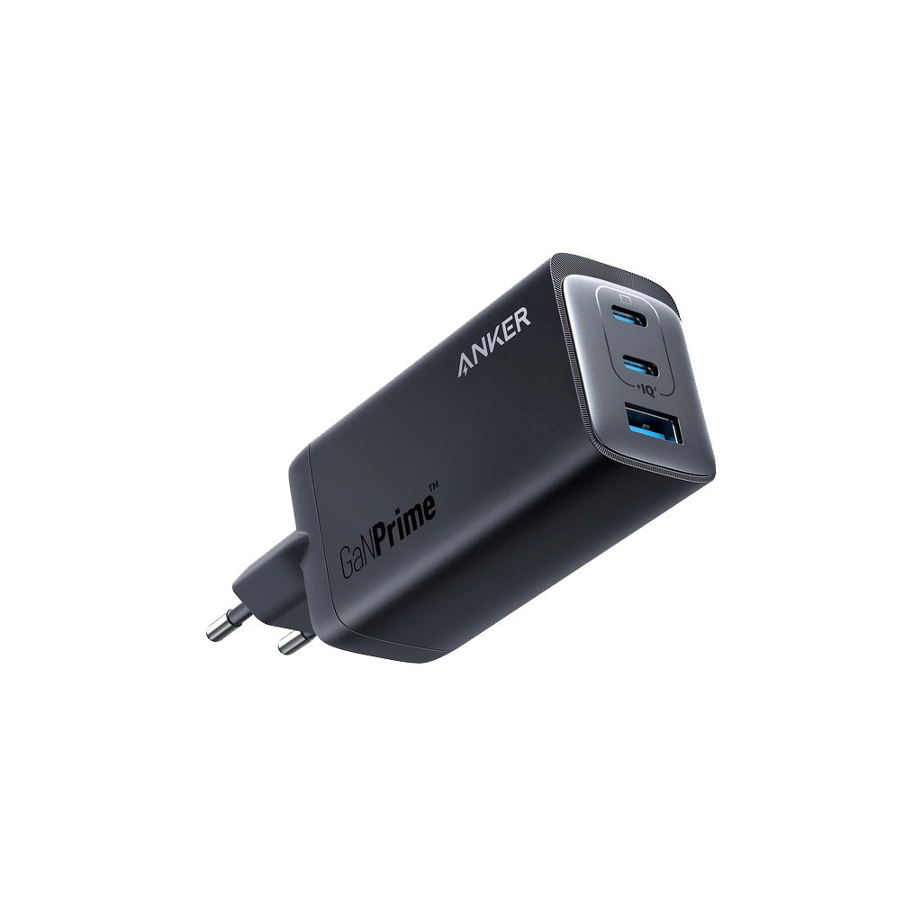 Зарядний пристрій Anker PowerPort 737 GaNPrime 120W 2xUSB-C PD + 1xUSB-A PIQ PPS/DPDS Black (A2148313) - зображення 1