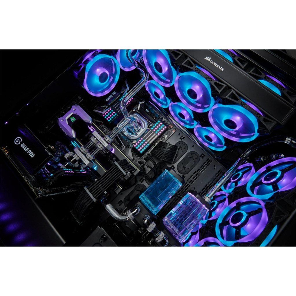 Кулер до корпусу Corsair QL Series, QL140 RGB, 140mm RGB LED Fan (CO-9050100-WW) - зображення 11