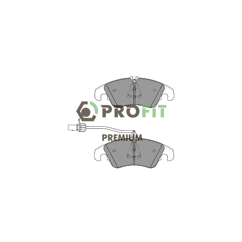 Гальмівні колодки Profit 5005-4044 - зображення 1