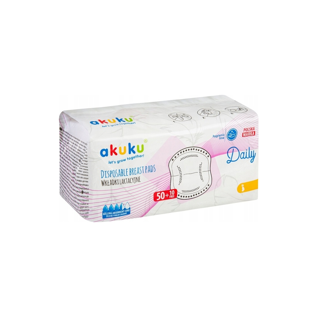 Вкладиш для бюстгальтера Akuku 60 шт (A0160) - зображення 1