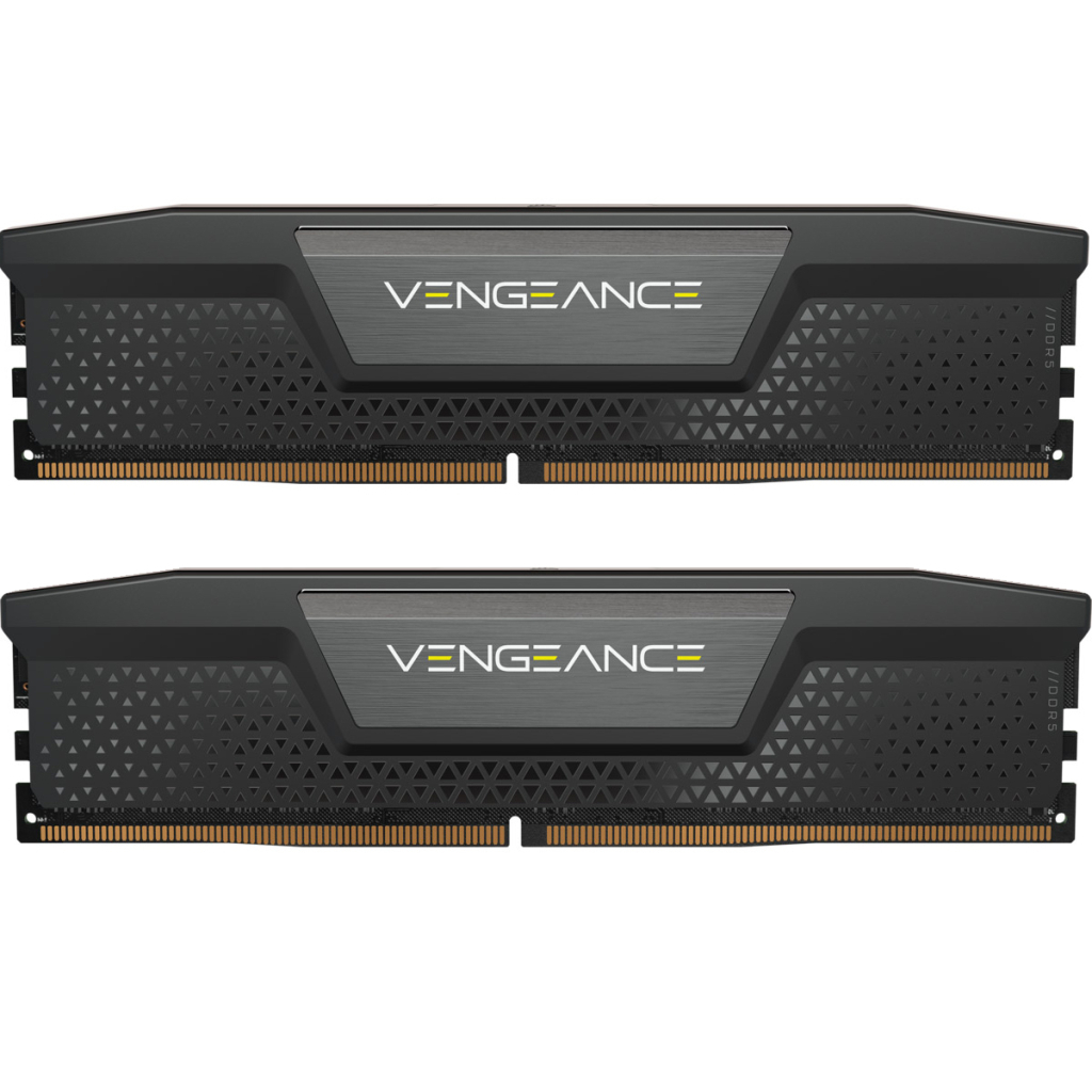Модуль пам'яті для комп'ютера DDR5 32GB (2x16GB) 7200 MHz Vengeance Black Corsair (CMK32GX5M2X7200C34) - зображення 1