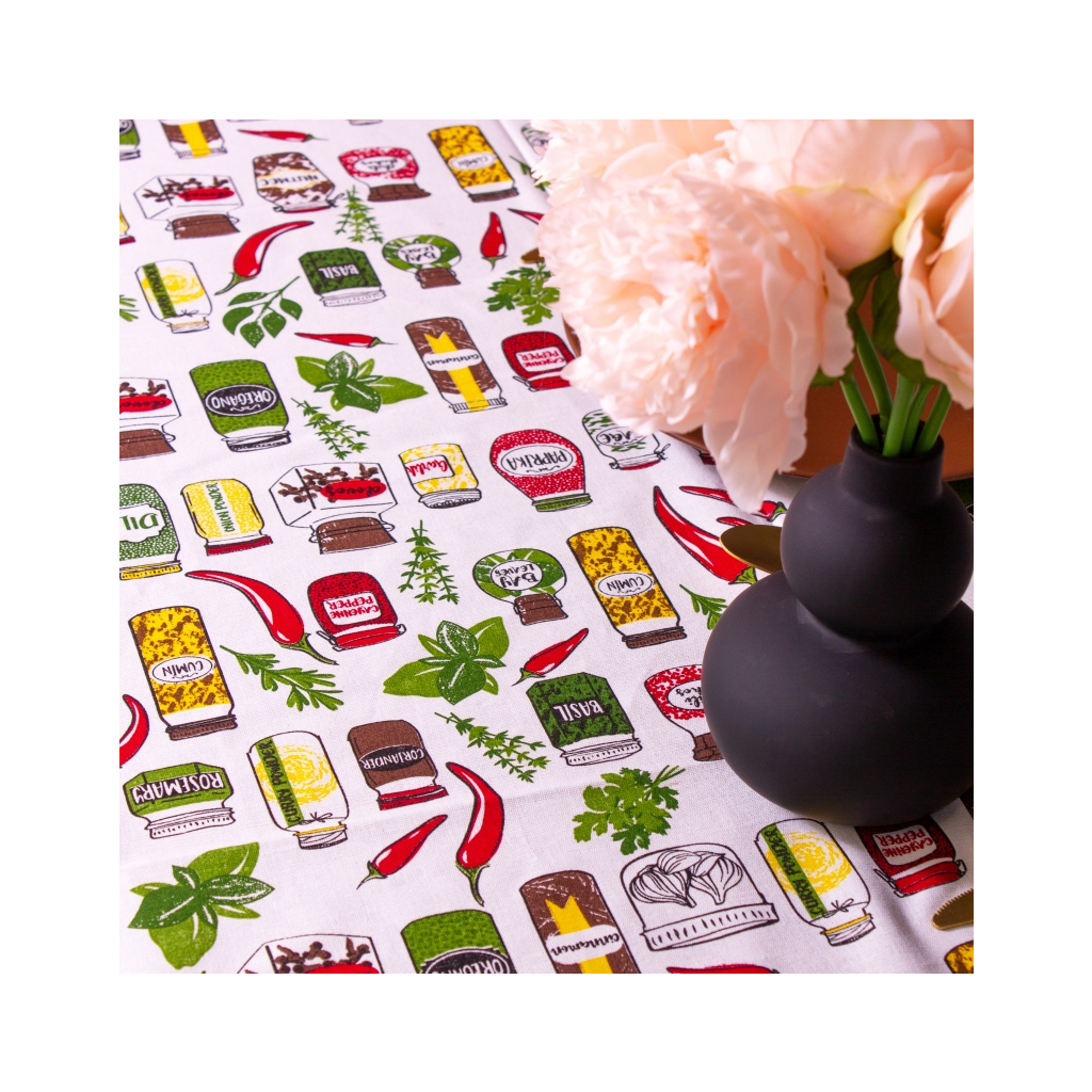 Скатертина MirSon Рогожа №212 Spices 130x130 см (2200006738299) - зображення 2