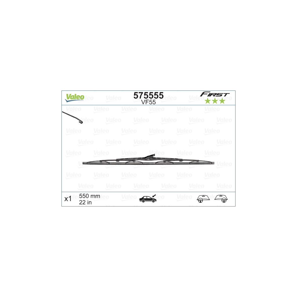 Щітка склоочисника Valeo 575555 - зображення 1