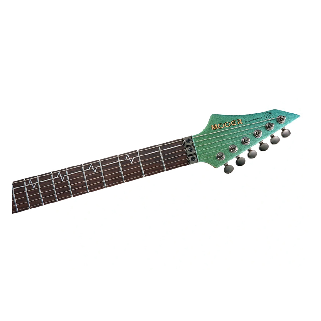 Електрогітара Mooer MMT100 FR Aurora Green - зображення 3