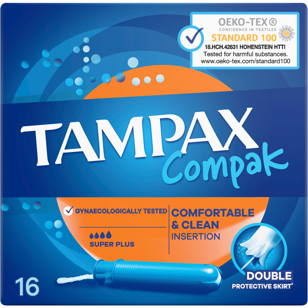 Тампони Tampax Compak Super Plus з аплікатором 16 шт. (8001841300399) - зображення 2