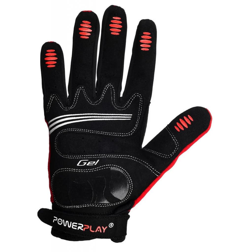 Велорукавиці PowerPlay 6556 Red L (6556C_L_Red) - зображення 2