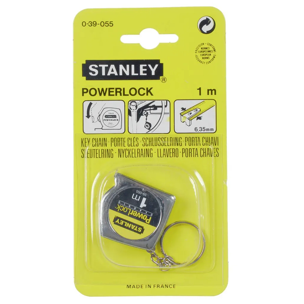 Рулетка Stanley Powerlock, 1м х 6.35мм (0-39-055) - зображення 2