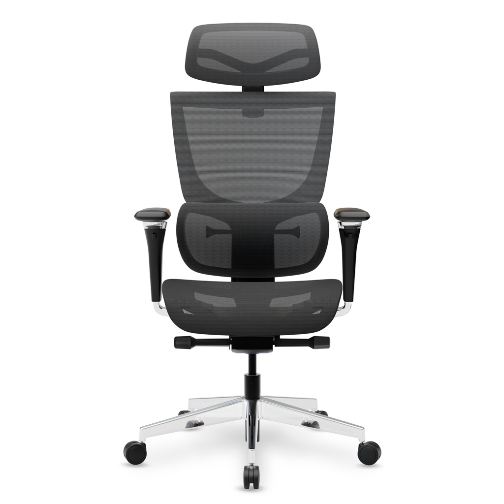 Офісне крісло Mealux S8 Air Black (HF-S8P M/B) - зображення 2