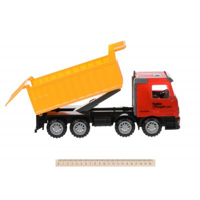 Спецтехніка Same Toy инерционный Super Combination Самосвал красный с бульдозером (98-89Ut-1) - зображення 2