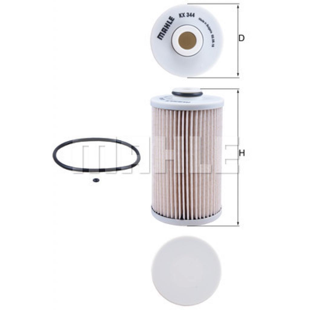 Фільтр паливний Mahle KX344DECO - зображення 1