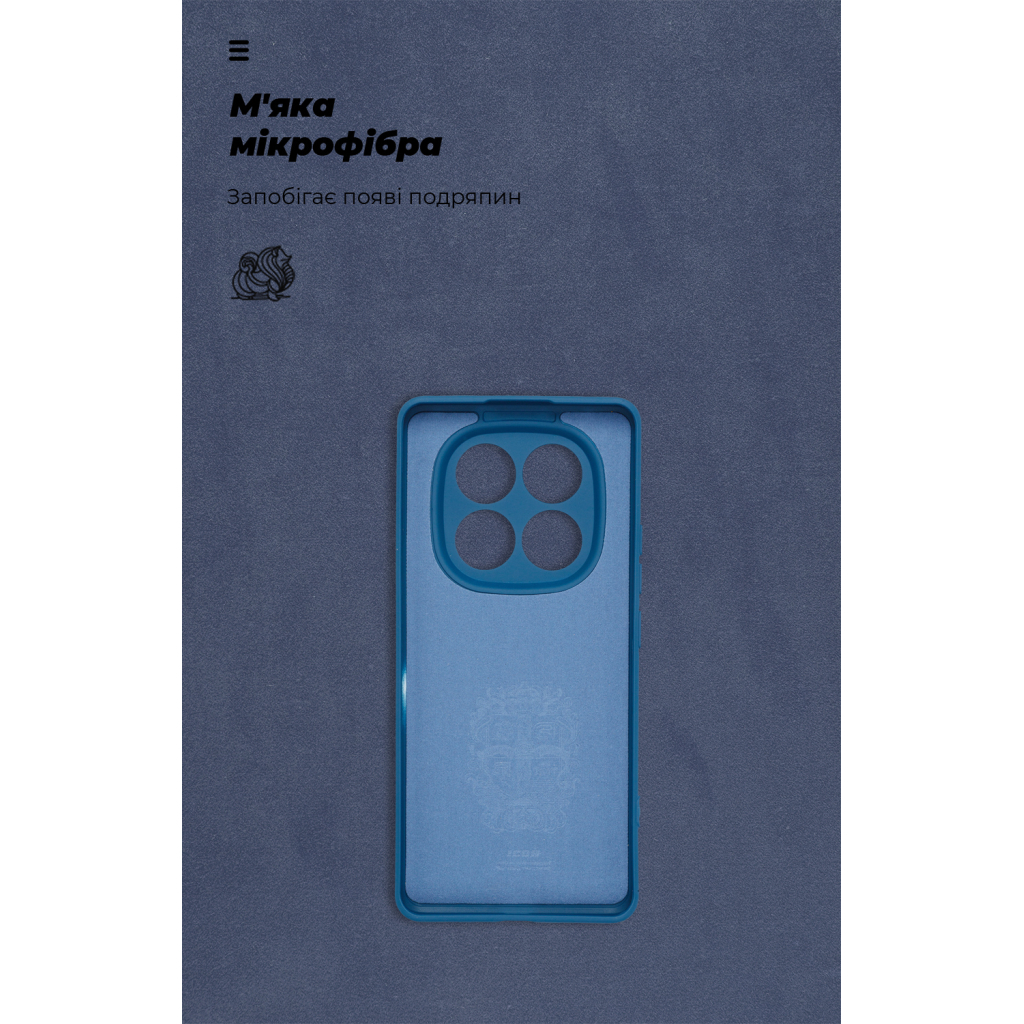 Чохол до мобільного телефона Armorstandart ICON Xiaomi Redmi Note 14 Pro 4G Camera cover Dark Blue (ARM79824) - зображення 4