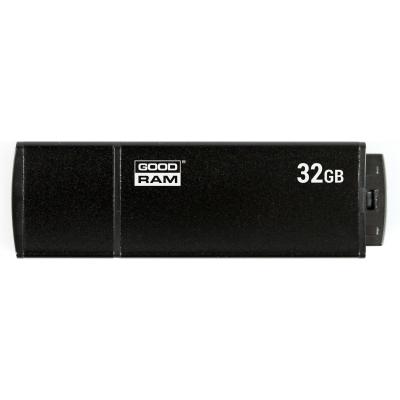 USB флеш накопичувач Goodram 32GB UEG2 Edge Black USB 2.0 (UEG2-0320K0R11) - зображення 1