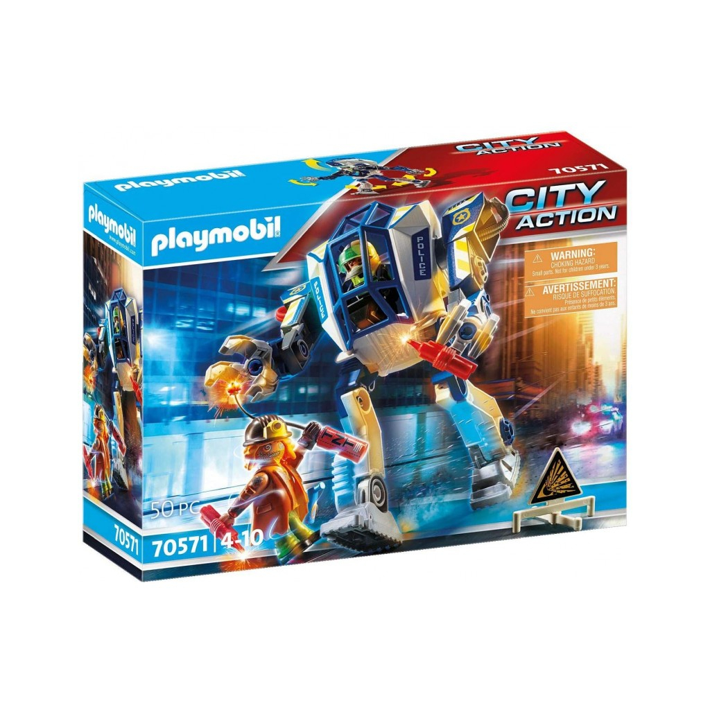 Конструктор Playmobil City action Поліцейський робот (70571) - зображення 1