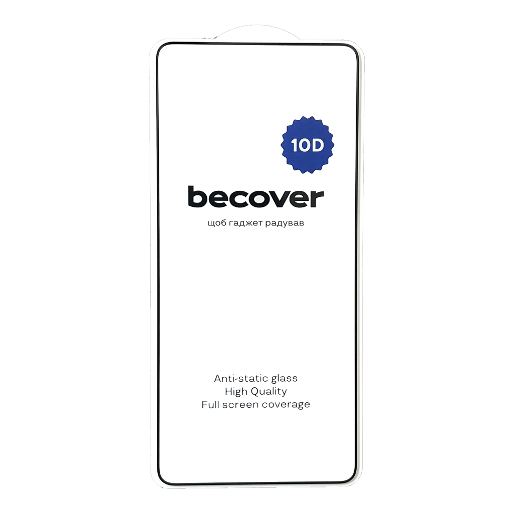Скло захисне BeCover Oppo Reno13 F 5G 10D Black (713634) - зображення 3