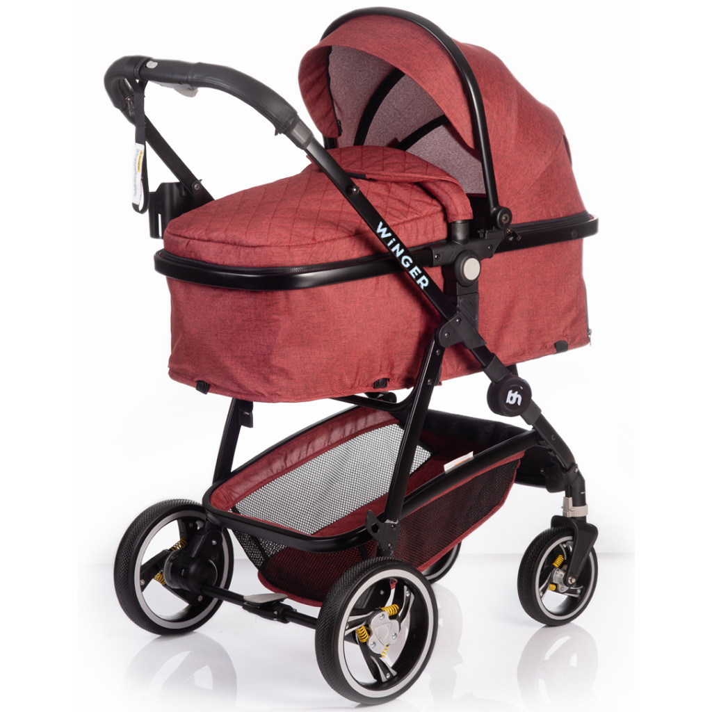 Коляска BabyHit Winger - Red трансформер (73644) - зображення 9