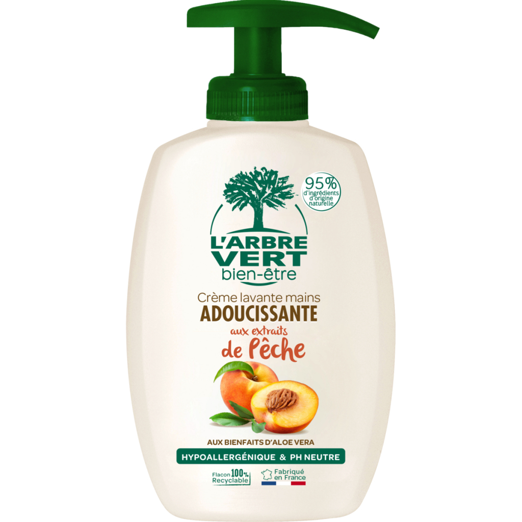 Рідке мило L'Arbre Vert Персик 300 мл (3450601026379) - зображення 1