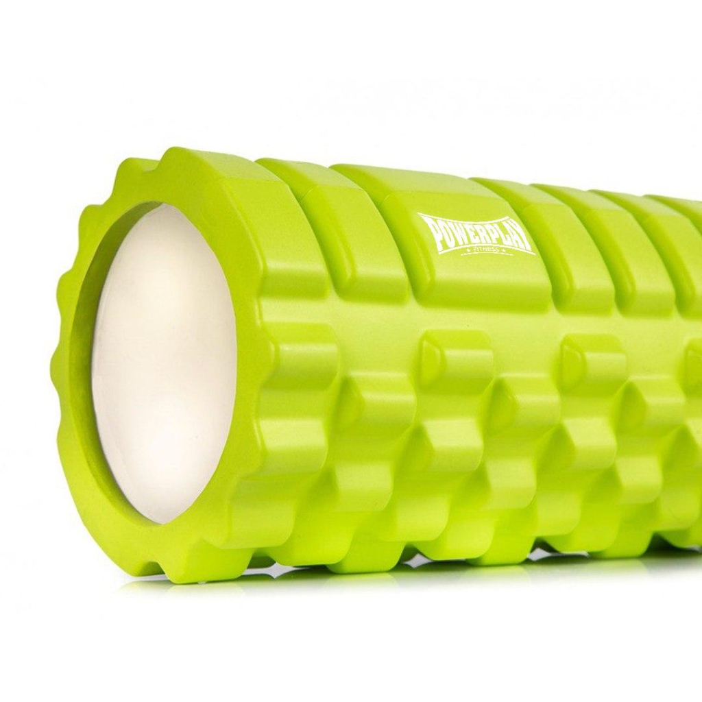 Масажний ролик PowerPlay 4025 Massage Roller 33x14см Зелений (PP_4025_Green) - зображення 2