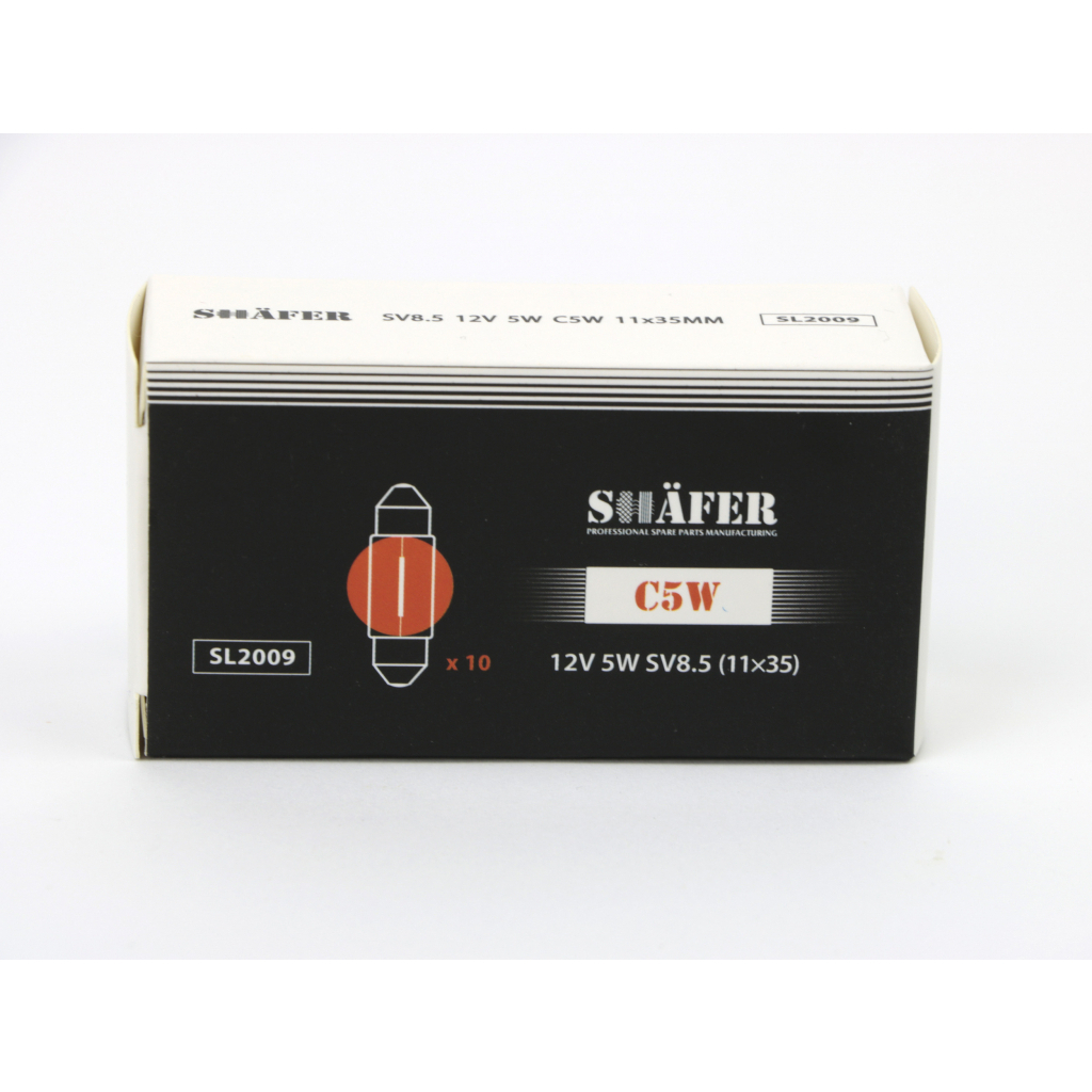 Автолампа SHAFER 12V5WC5WSV8.5 (SL2009) - зображення 2