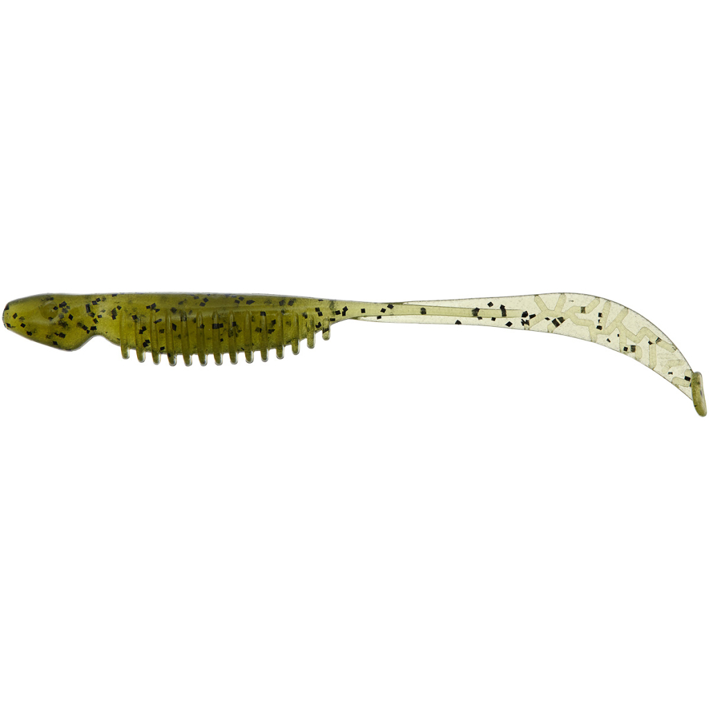 Силікон рибальський Reins Curly Shad 3.5" 001 Watermelon Seed (14 шт/уп.) (1552.09.01) - зображення 1