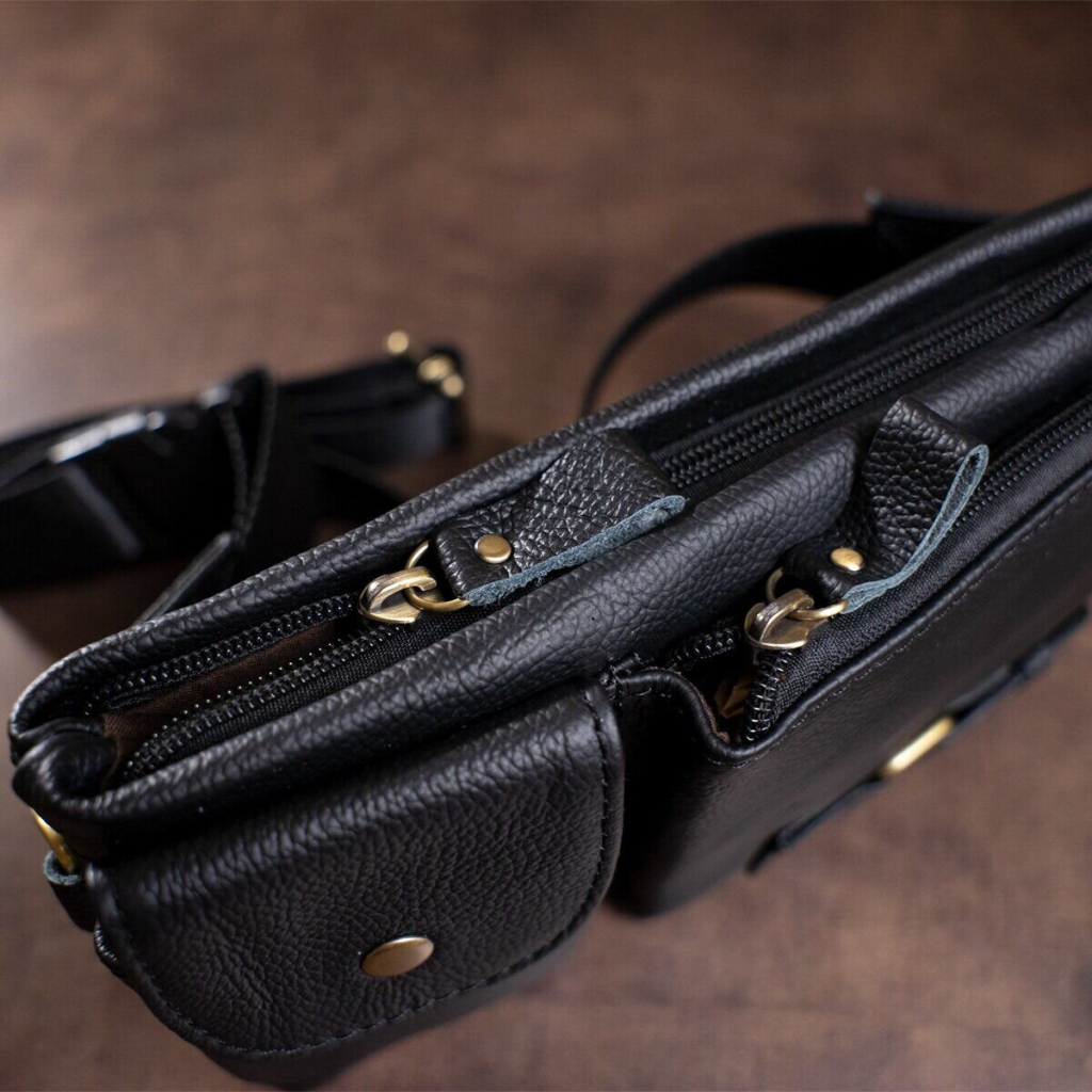 Сумка Vintage На пояс Чорна (14734) - зображення 10