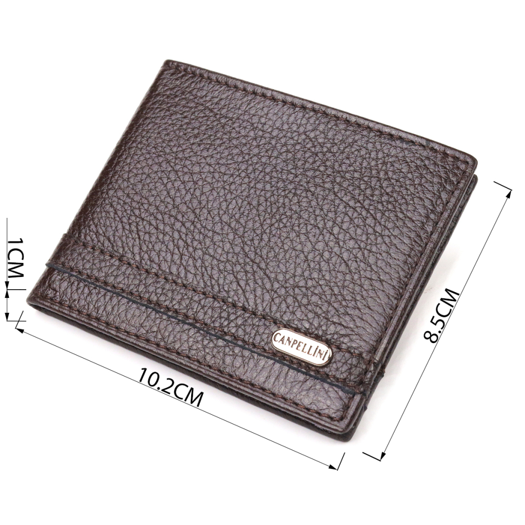 Гаманець Canpellini Затискач з натуральної шкіри Коричневий (21517) - зображення 3