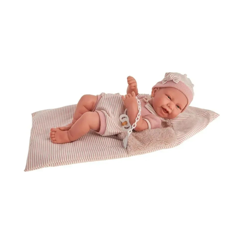 Пупс Antonio Juan Карла в ковдрі з м'яким вініловим тілом 42 см (5081) - зображення 2