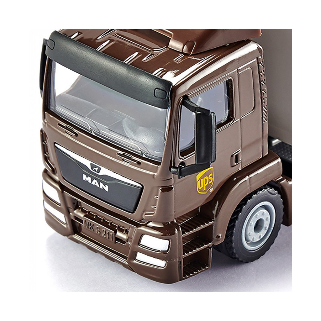 Спецтехніка Siku Вантажівка MAN з кузовом і гідробортом (6336590) - зображення 5