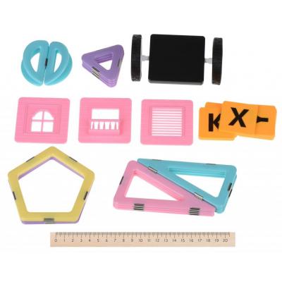 Конструктор Magplayer магнітний набір бокс 188 ел. (MPT2-188) - зображення 3