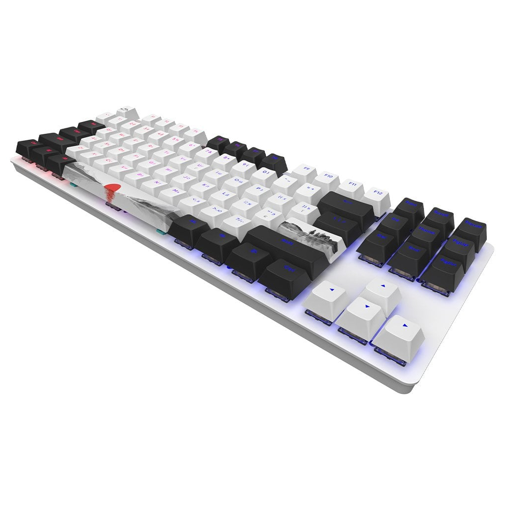 Клавіатура Dark Project One 87 Fuji ABS RGB Mech G3ms Sapphire USB Black/White (DPO87_GSH_Fuji_ANSI_UA) - зображення 6