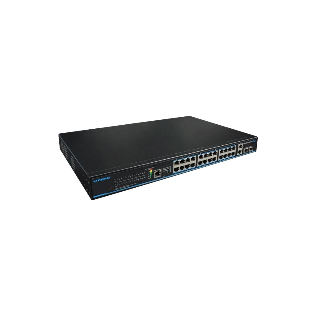 Комутатор мережевий Utepo UTP1-SW2402TS-POE - зображення 2