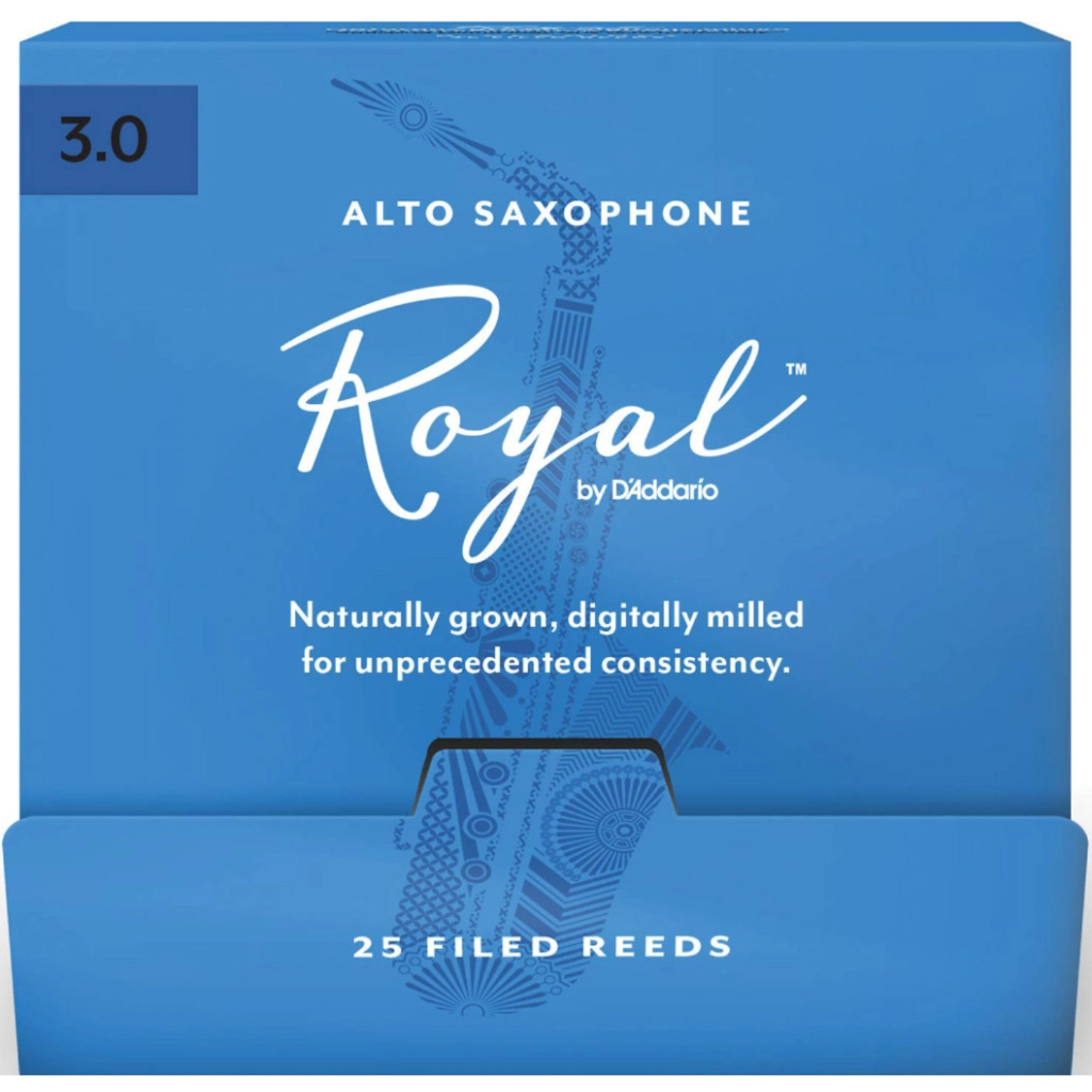 Тростина для саксофона D'Addario Royal - Alto Sax #3.0 - 25 Pack (RJB0130-B25) - зображення 1