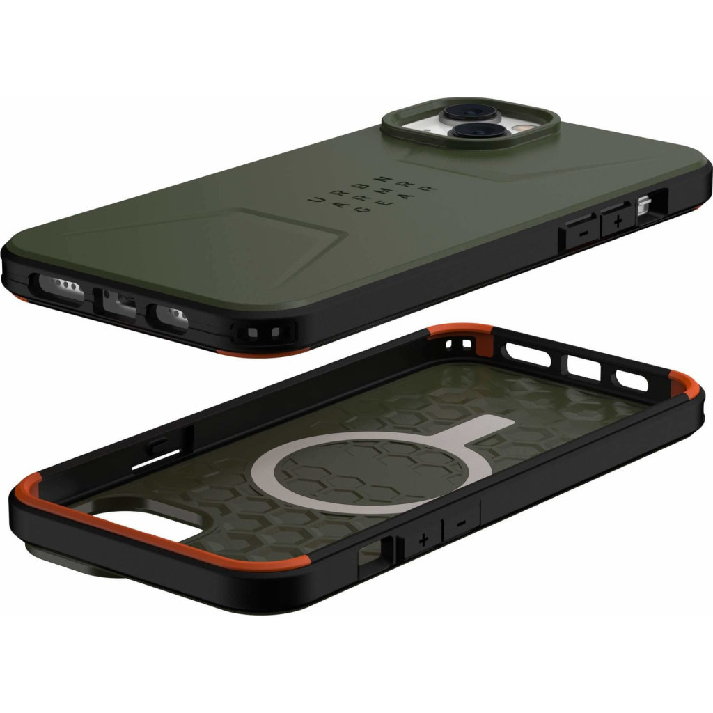 Чохол до мобільного телефона UAG Apple iPhone 14 Plus Civilian Magsafe, Olive (114037117272) - изображение 10