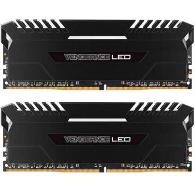 Модуль пам'яті для комп'ютера DDR4 16GB (2x8GB) 3000 MHz Vengeance LED White Corsair (CMU16GX4M2C3000C15) - зображення 1